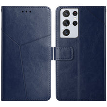 Load image into Gallery viewer, Y Stitching Horizontal Flip Leather Case with Holder &amp; Card Slots &amp; Wallet &amp; Photo Frame, For Samsung Galaxy S20, For Samsung Galaxy S20+, For Samsung Galaxy S20 Ultra, For Samsung Galaxy S20 FE, For Samsung Galaxy S21 5G, For Samsung Galaxy S21 FE 5G ...