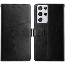 Load image into Gallery viewer, Y Stitching Horizontal Flip Leather Case with Holder &amp; Card Slots &amp; Wallet &amp; Photo Frame, For Samsung Galaxy S20, For Samsung Galaxy S20+, For Samsung Galaxy S20 Ultra, For Samsung Galaxy S20 FE, For Samsung Galaxy S21 5G, For Samsung Galaxy S21 FE 5G ...