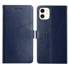 Load image into Gallery viewer, Y Stitching Horizontal Flip Leather Phone Case with Holder &amp; Card Slots &amp; Wallet &amp; Photo Frame, For iPhone 8 Plus / 7 Plus, For iPhone 11, For iPhone 11 Pro, For iPhone 11 Pro Max, For iPhone 12 mini, For iPhone 12 Pro Max, For iPhone 12 / 12 Pro      ...