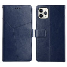 Load image into Gallery viewer, Y Stitching Horizontal Flip Leather Phone Case with Holder &amp; Card Slots &amp; Wallet &amp; Photo Frame, For iPhone 8 Plus / 7 Plus, For iPhone 11, For iPhone 11 Pro, For iPhone 11 Pro Max, For iPhone 12 mini, For iPhone 12 Pro Max, For iPhone 12 / 12 Pro      ...