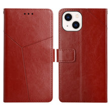 Load image into Gallery viewer, Y Stitching Horizontal Flip Leather Phone Case with Holder &amp; Card Slots &amp; Wallet &amp; Photo Frame, For iPhone 8 Plus / 7 Plus, For iPhone 11, For iPhone 11 Pro, For iPhone 11 Pro Max, For iPhone 12 mini, For iPhone 12 Pro Max, For iPhone 12 / 12 Pro      ...