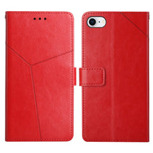 Load image into Gallery viewer, Y Stitching Horizontal Flip Leather Phone Case with Holder &amp; Card Slots &amp; Wallet &amp; Photo Frame, For iPhone 13 Pro, For iPhone 13 Pro Max, For iPhone SE 2022 / SE 2020 / 8 / 7, For iPhone XS / X, For iPhone XR, For iPhone XS Max