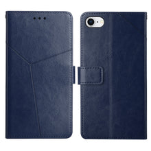Load image into Gallery viewer, Y Stitching Horizontal Flip Leather Phone Case with Holder &amp; Card Slots &amp; Wallet &amp; Photo Frame, For iPhone 13 Pro, For iPhone 13 Pro Max, For iPhone SE 2022 / SE 2020 / 8 / 7, For iPhone XS / X, For iPhone XR, For iPhone XS Max