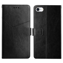 Load image into Gallery viewer, Y Stitching Horizontal Flip Leather Phone Case with Holder &amp; Card Slots &amp; Wallet &amp; Photo Frame, For iPhone 13 Pro, For iPhone 13 Pro Max, For iPhone SE 2022 / SE 2020 / 8 / 7, For iPhone XS / X, For iPhone XR, For iPhone XS Max