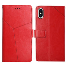 Load image into Gallery viewer, Y Stitching Horizontal Flip Leather Phone Case with Holder &amp; Card Slots &amp; Wallet &amp; Photo Frame, For iPhone 13 Pro, For iPhone 13 Pro Max, For iPhone SE 2022 / SE 2020 / 8 / 7, For iPhone XS / X, For iPhone XR, For iPhone XS Max