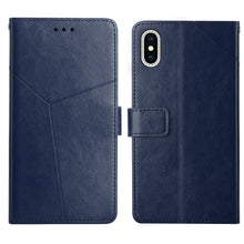 Load image into Gallery viewer, Y Stitching Horizontal Flip Leather Phone Case with Holder &amp; Card Slots &amp; Wallet &amp; Photo Frame, For iPhone 13 Pro, For iPhone 13 Pro Max, For iPhone SE 2022 / SE 2020 / 8 / 7, For iPhone XS / X, For iPhone XR, For iPhone XS Max