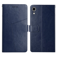 Load image into Gallery viewer, Y Stitching Horizontal Flip Leather Phone Case with Holder &amp; Card Slots &amp; Wallet &amp; Photo Frame, For iPhone 13 Pro, For iPhone 13 Pro Max, For iPhone SE 2022 / SE 2020 / 8 / 7, For iPhone XS / X, For iPhone XR, For iPhone XS Max