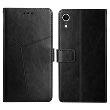 Load image into Gallery viewer, Y Stitching Horizontal Flip Leather Phone Case with Holder &amp; Card Slots &amp; Wallet &amp; Photo Frame, For iPhone 13 Pro, For iPhone 13 Pro Max, For iPhone SE 2022 / SE 2020 / 8 / 7, For iPhone XS / X, For iPhone XR, For iPhone XS Max