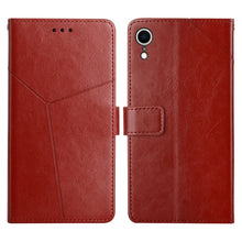 Load image into Gallery viewer, Y Stitching Horizontal Flip Leather Phone Case with Holder &amp; Card Slots &amp; Wallet &amp; Photo Frame, For iPhone 13 Pro, For iPhone 13 Pro Max, For iPhone SE 2022 / SE 2020 / 8 / 7, For iPhone XS / X, For iPhone XR, For iPhone XS Max