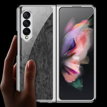 Load image into Gallery viewer, GKK Electroplating Painted Tempered Glass Phone Case, For Samsung Galaxy Z Fold3 5G