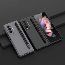 Load image into Gallery viewer, GKK Ultra-thin Full Coverage Phone Flip Case with Pen Slot, For Samsung Galaxy Z Fold3 5G