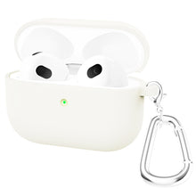 Load image into Gallery viewer, Thicken Silicone Round Bottom Earphone Protective Case with Hook For AirPods 3