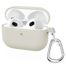 Load image into Gallery viewer, Thicken Silicone Round Bottom Earphone Protective Case with Hook For AirPods 3