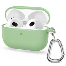 Load image into Gallery viewer, Thicken Silicone Round Bottom Earphone Protective Case with Hook For AirPods 3