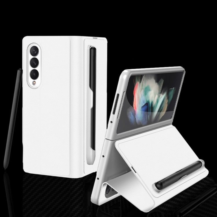 GKK Ultra-thin Horizontal Flip Leather Phone Case with Pen Slot, For Samsung Galaxy Z Fold3 5G