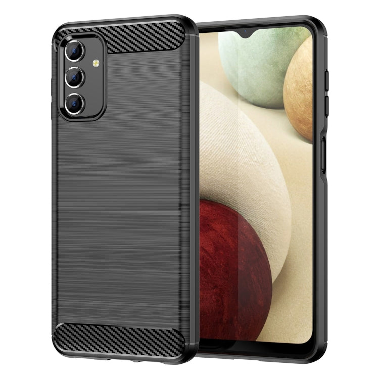 Brushed Texture Carbon Fiber TPU Phone Case, For Samsung Galaxy A13 5G, For Samsung Galaxy M52 5G