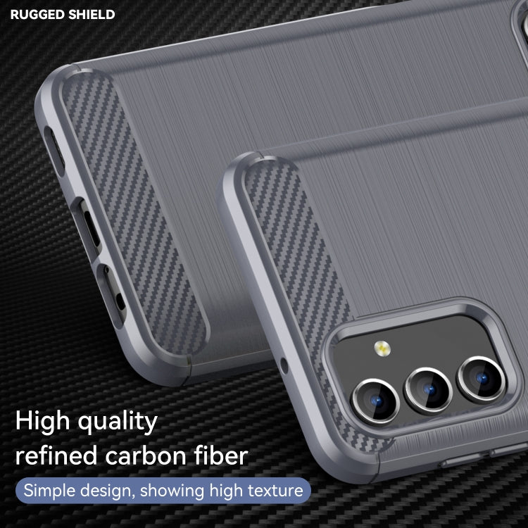 Brushed Texture Carbon Fiber TPU Phone Case, For Samsung Galaxy A13 5G, For Samsung Galaxy M52 5G