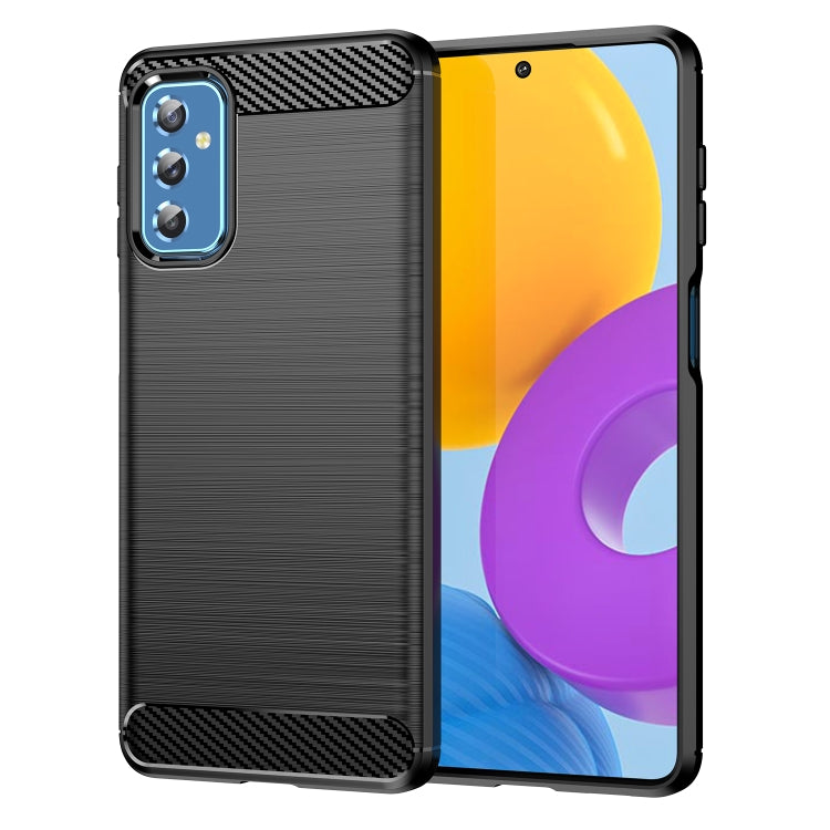 Brushed Texture Carbon Fiber TPU Phone Case, For Samsung Galaxy A13 5G, For Samsung Galaxy M52 5G