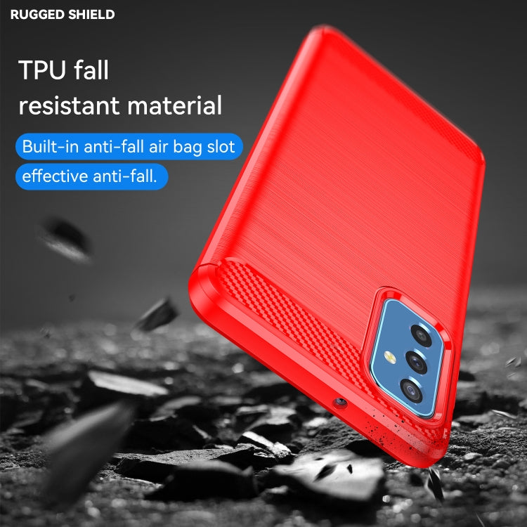 Brushed Texture Carbon Fiber TPU Phone Case, For Samsung Galaxy M52 5G, For Samsung Galaxy A13 5G