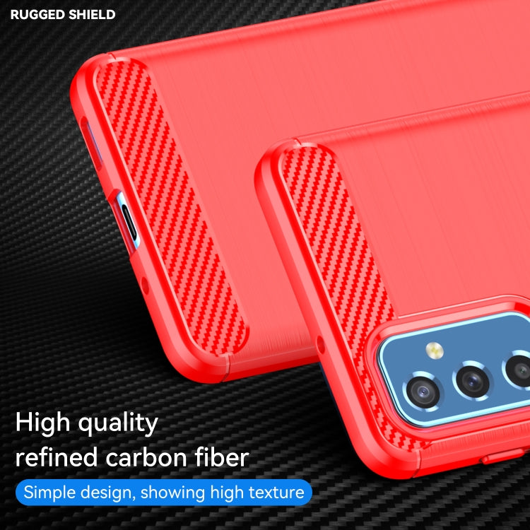 Brushed Texture Carbon Fiber TPU Phone Case, For Samsung Galaxy M52 5G, For Samsung Galaxy A13 5G