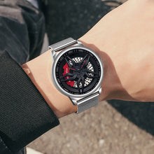 Load image into Gallery viewer, SANDA 1062 360 Degree Hollow Spinning Dial Mesh Strap Quartz Watch for Men