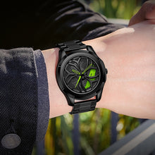 Load image into Gallery viewer, SANDA 1065 3D Hollow Out Wheel Non-rotatable Dial Quartz Watch for Men