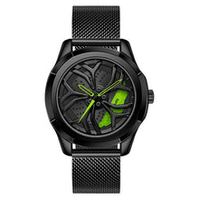 Load image into Gallery viewer, SANDA 1065 3D Hollow Out Wheel Non-rotatable Dial Quartz Watch for Men