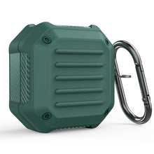 Load image into Gallery viewer, Shockproof Carbon Fiber Luggage Earphone Protective Case with Hook