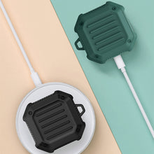 Load image into Gallery viewer, Shockproof Carbon Fiber Luggage Earphone Protective Case with Hook