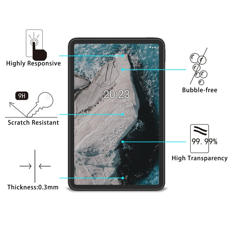 9H 2.5D Explosion-proof Tempered Tablet Glass Film, For Nokia T20, For Amazon Kindle Paperwhite 5 6.8 2021, For OPPO Realme Pad, For Samsung Galaxy Tab A8 / X200 / X205 / Galaxy Tab A8 10.5 2021 (1 PC), For Samsung Galaxy Tab S8 (1 PC)                 ...