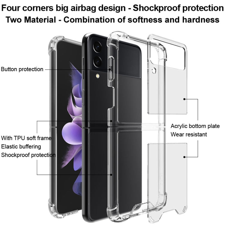 IMAK UX-9 Series Transparent Shockproof Acrylic + TPU Phone Protective Case, For Google Pixel 6, For Google Pixel 6 Pro, For Samsung Galaxy Z Flip3 5G, For Samsung Galaxy Z Fold3 5G