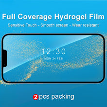 Load image into Gallery viewer, 2 PCS IMAK Curved Full Screen Hydrogel Film Front Protector, For iPhone 13, For iPhone 13 mini, For iPhone 13 Pro, For iPhone 13 Pro Max