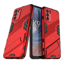 Load image into Gallery viewer, Punk Armor 2 in 1 PC + TPU Shockproof Phone Case with Invisible Holder, For OPPO K9 Pro, For Samsung Galaxy M52 5G