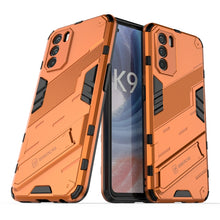 Load image into Gallery viewer, Punk Armor 2 in 1 PC + TPU Shockproof Phone Case with Invisible Holder, For OPPO K9 Pro, For Samsung Galaxy M52 5G
