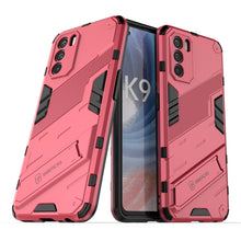 Load image into Gallery viewer, Punk Armor 2 in 1 PC + TPU Shockproof Phone Case with Invisible Holder, For OPPO K9 Pro, For Samsung Galaxy M52 5G