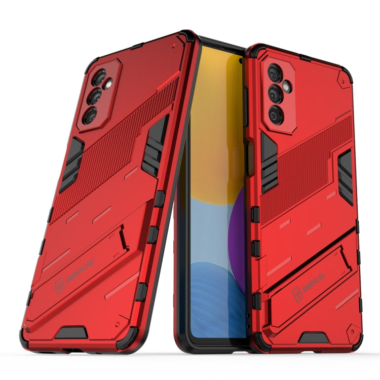 Punk Armor 2 in 1 PC + TPU Shockproof Phone Case with Invisible Holder, For OPPO K9 Pro, For Samsung Galaxy M52 5G