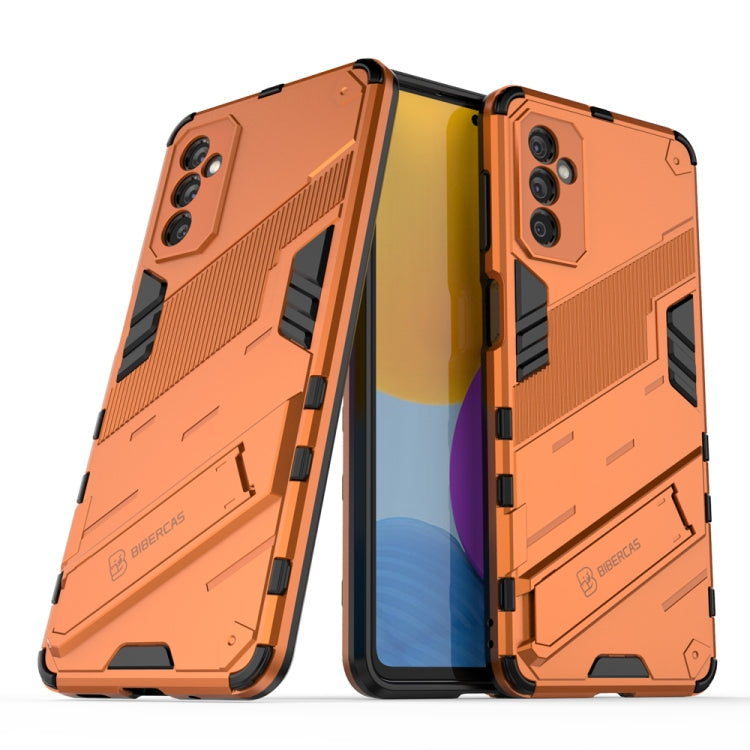 Punk Armor 2 in 1 PC + TPU Shockproof Phone Case with Invisible Holder, For OPPO K9 Pro, For Samsung Galaxy M52 5G