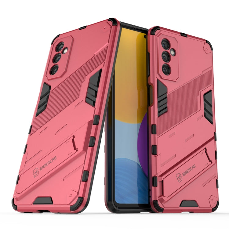 Punk Armor 2 in 1 PC + TPU Shockproof Phone Case with Invisible Holder, For OPPO K9 Pro, For Samsung Galaxy M52 5G