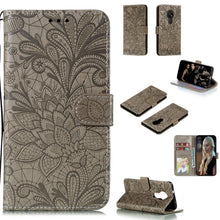 Load image into Gallery viewer, Lace Flower Horizontal Flip Leather Case with Holder &amp; Card Slots &amp; Wallet &amp; Photo Frame, For Sony Xperia 5, For Nokia 7.2, For Xiaomi Mi 9 Pro