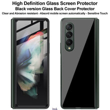 Load image into Gallery viewer, IMAK 2 in 1 Anterior Protector + Back Protector Tempered Glass Film, For Samsung Galaxy Z Fold3 5G