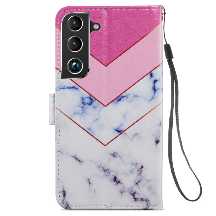 Painted Pattern Horizontal Flip Phone Leather Case with Holder & Card Slots & Photo Frame, For Samsung Galaxy S22 5G, For Samsung Galaxy S22+ 5G, For Samaung Galaxy S22 Ultra 5G