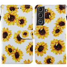 Load image into Gallery viewer, Painted Pattern Horizontal Flip Phone Leather Case with Holder &amp; Card Slots &amp; Photo Frame, For Samsung Galaxy S22 5G, For Samsung Galaxy S22+ 5G, For Samaung Galaxy S22 Ultra 5G