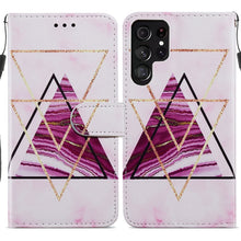 Load image into Gallery viewer, Painted Pattern Horizontal Flip Phone Leather Case with Holder &amp; Card Slots &amp; Photo Frame, For Samsung Galaxy S22 5G, For Samsung Galaxy S22+ 5G, For Samaung Galaxy S22 Ultra 5G