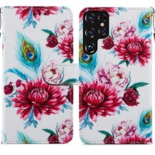 Load image into Gallery viewer, Painted Pattern Horizontal Flip Phone Leather Case with Holder &amp; Card Slots &amp; Photo Frame, For Samsung Galaxy S22 5G, For Samsung Galaxy S22+ 5G, For Samaung Galaxy S22 Ultra 5G