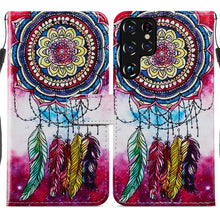 Load image into Gallery viewer, Painted Pattern Horizontal Flip Phone Leather Case with Holder &amp; Card Slots &amp; Photo Frame, For Samsung Galaxy S22 5G, For Samsung Galaxy S22+ 5G, For Samaung Galaxy S22 Ultra 5G
