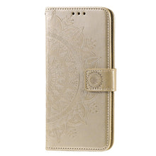 Load image into Gallery viewer, Totem Flower Embossed Horizontal Flip Phone Leather Case with Holder &amp; Card Slots &amp; Wallet, For Samsung Galaxy A03, For Samsung Galaxy M52 5G, For Xiaomi Poco X3 GT, For Xiaomi Redmi Note 11