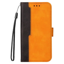 Load image into Gallery viewer, Stitching-Color Horizontal Flip Leather Phone Case with Holder &amp; Card Slots &amp; Photo Frame, For Samsung Galaxy A13 5G