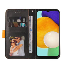 Load image into Gallery viewer, Stitching-Color Horizontal Flip Leather Phone Case with Holder &amp; Card Slots &amp; Photo Frame, For Samsung Galaxy A13 5G