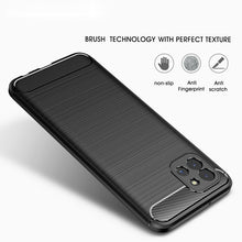 Load image into Gallery viewer, Brushed Texture Carbon Fiber TPU Phone Case, For Samsung Galaxy A03 Global