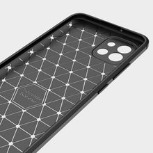 Load image into Gallery viewer, Brushed Texture Carbon Fiber TPU Phone Case, For Samsung Galaxy A03 Global